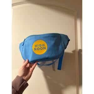 High Noon Sun Sips insulated can cooler fanny pack in blue